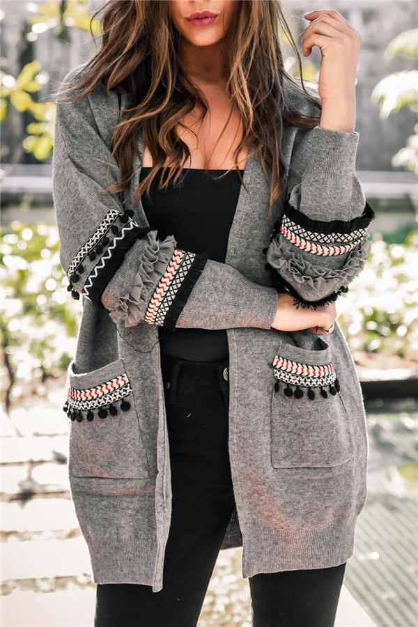 Vintage Inspired Cardigan with a Contemporary Edge