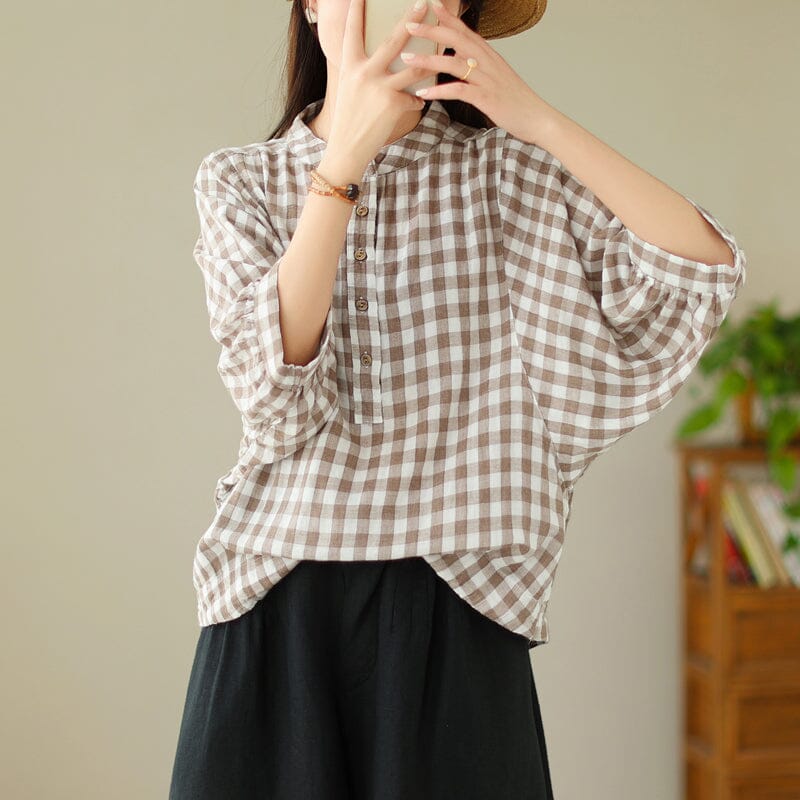 Classic Vintage Blouse with a Flattering Fit