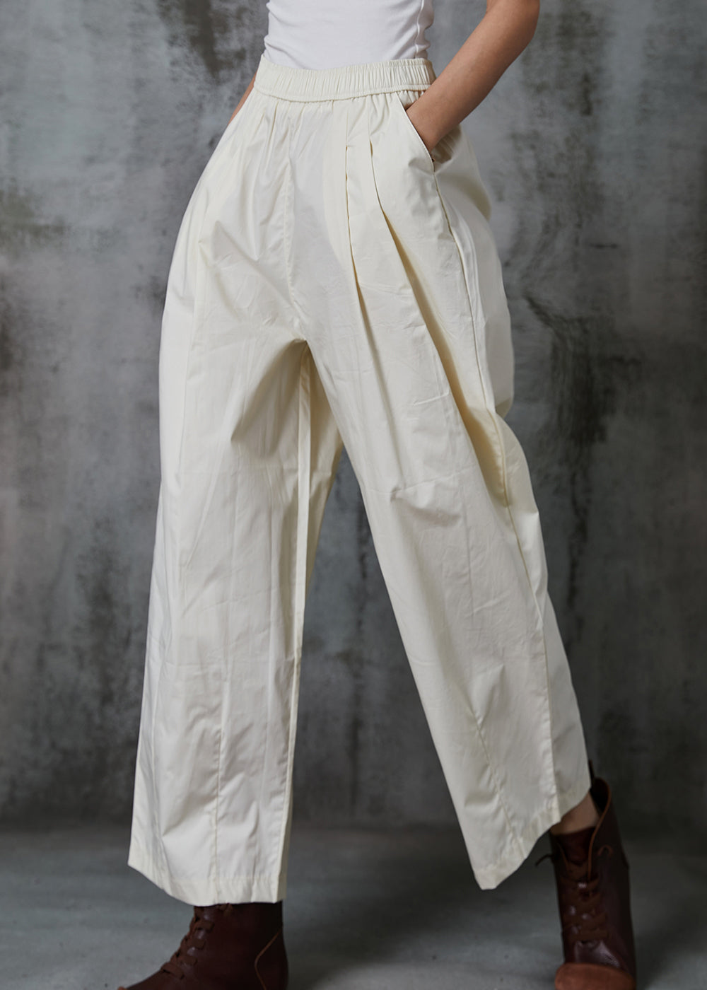 A Vintage Style Trousers with Delicate Timeless Details