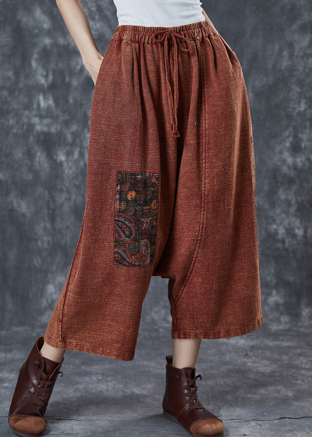 A Vintage Style Pants with Delicate Timeless Details