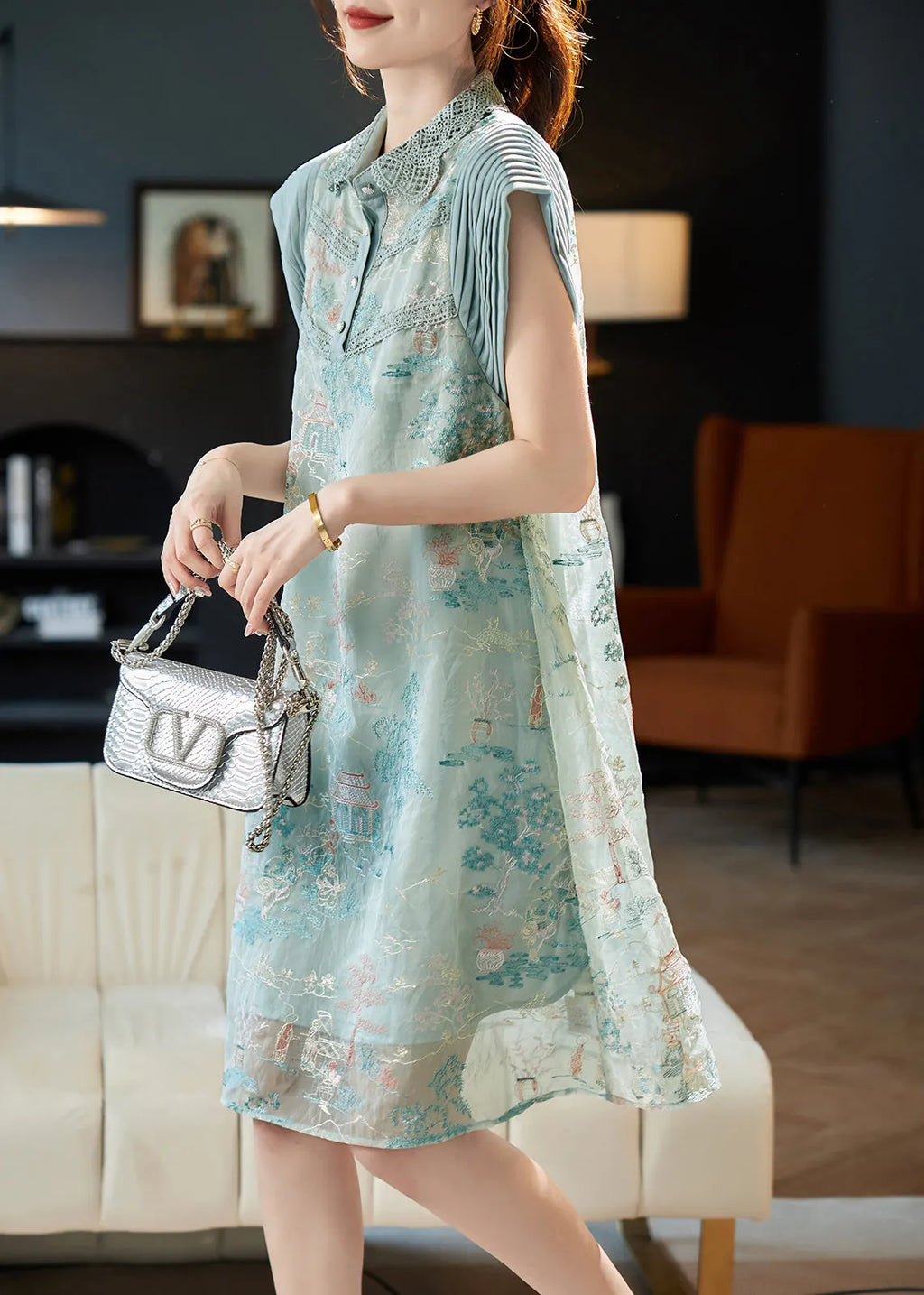 A Vintage Style Dress with Delicate Timeless Details