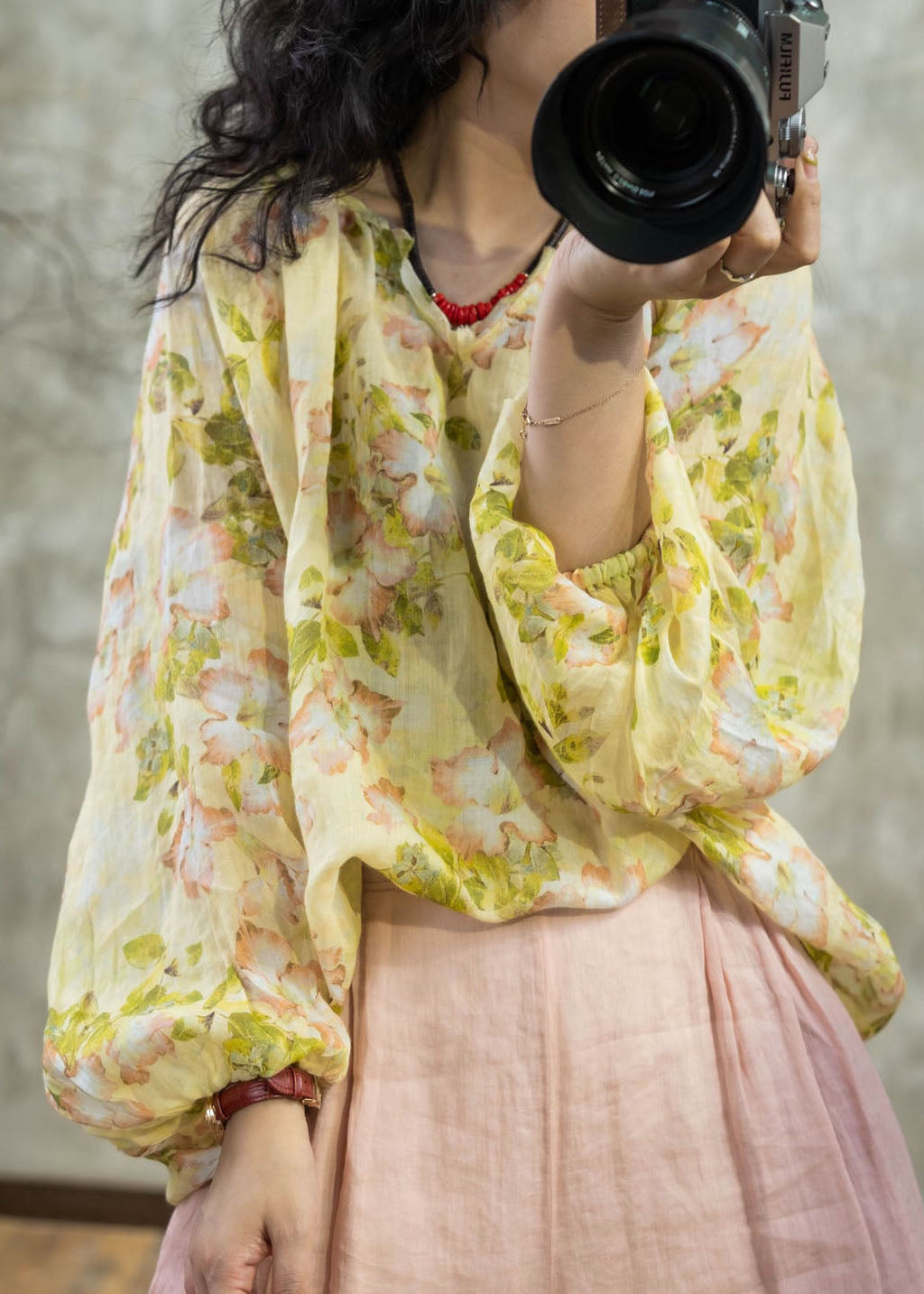 A Vintage Style Shirt with Delicate Timeless Details