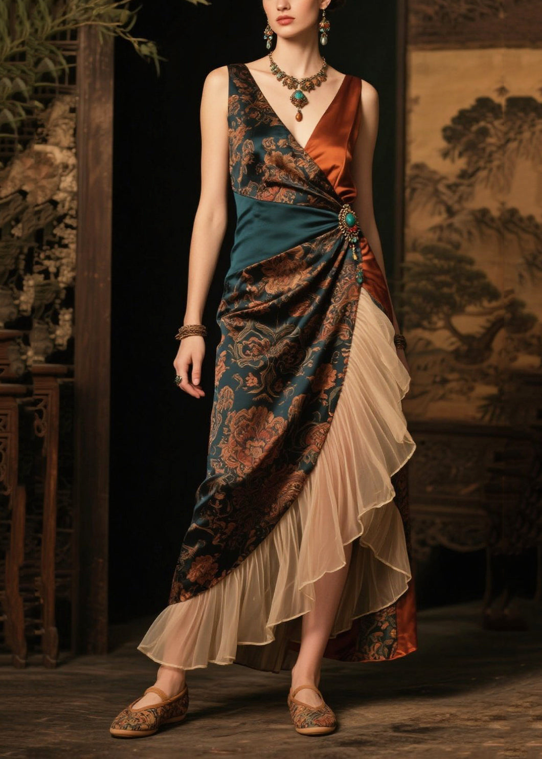 A Vintage Style Dress with Delicate Timeless Details