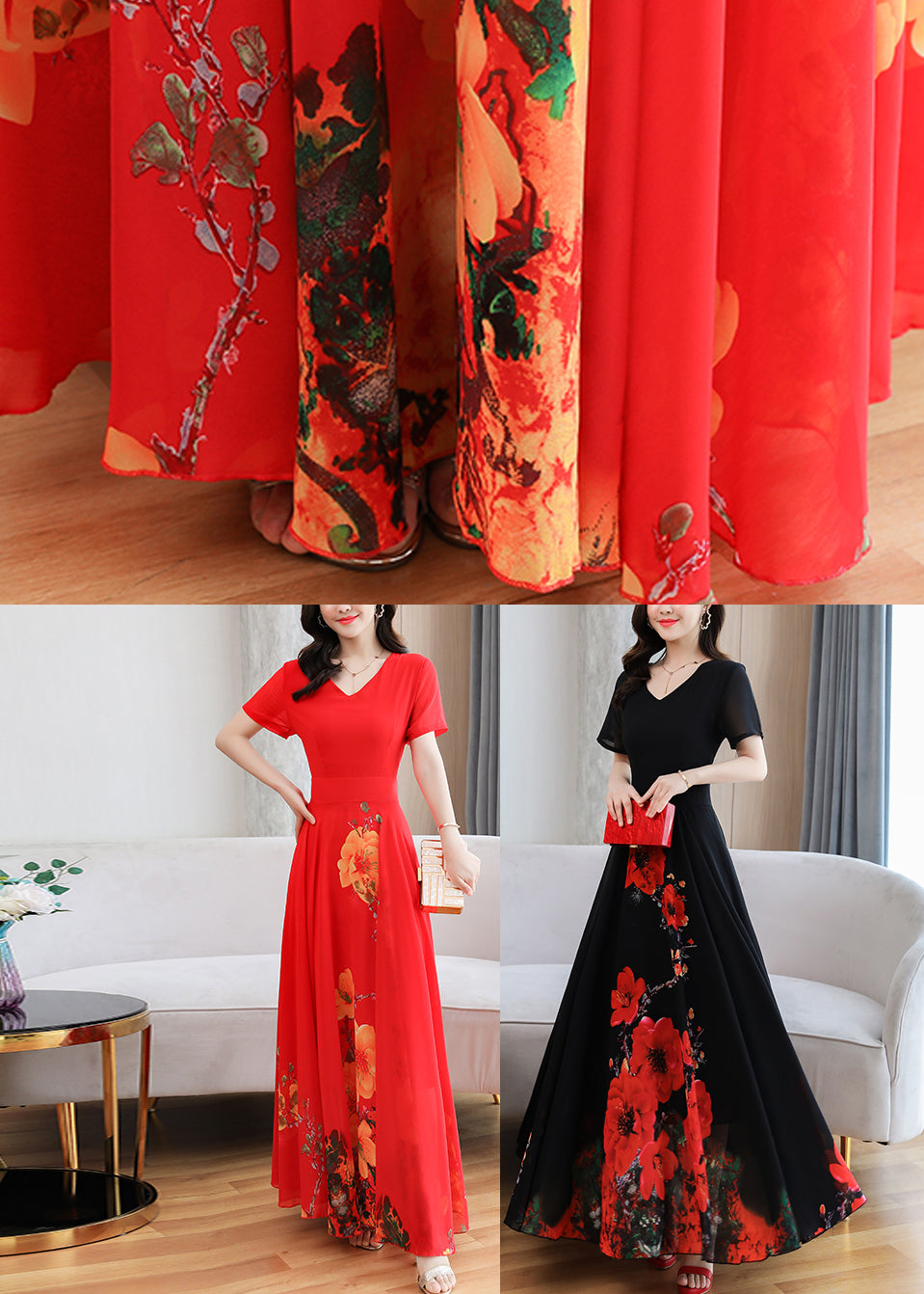 Classic Vintage Dress with a Flattering Fit