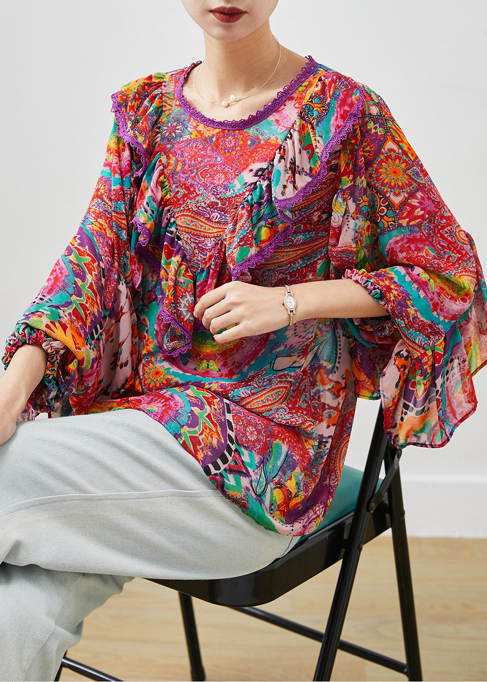 A Vintage Style Blouse with Delicate Timeless Details