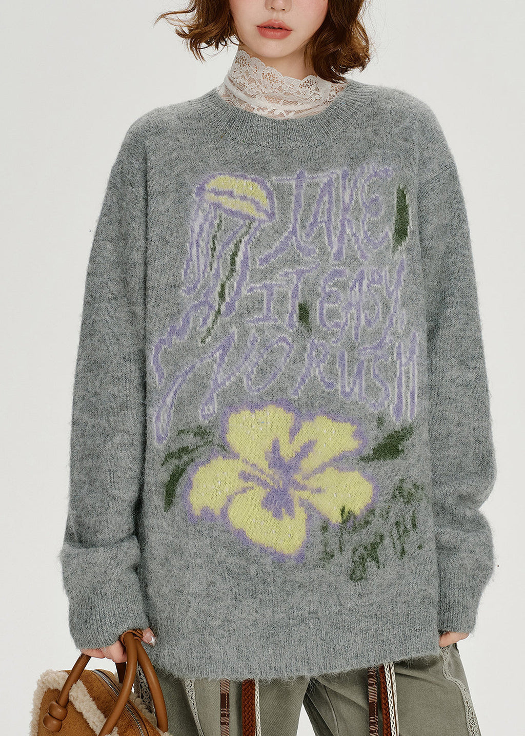 A Vintage Style Sweater with Delicate Timeless Details