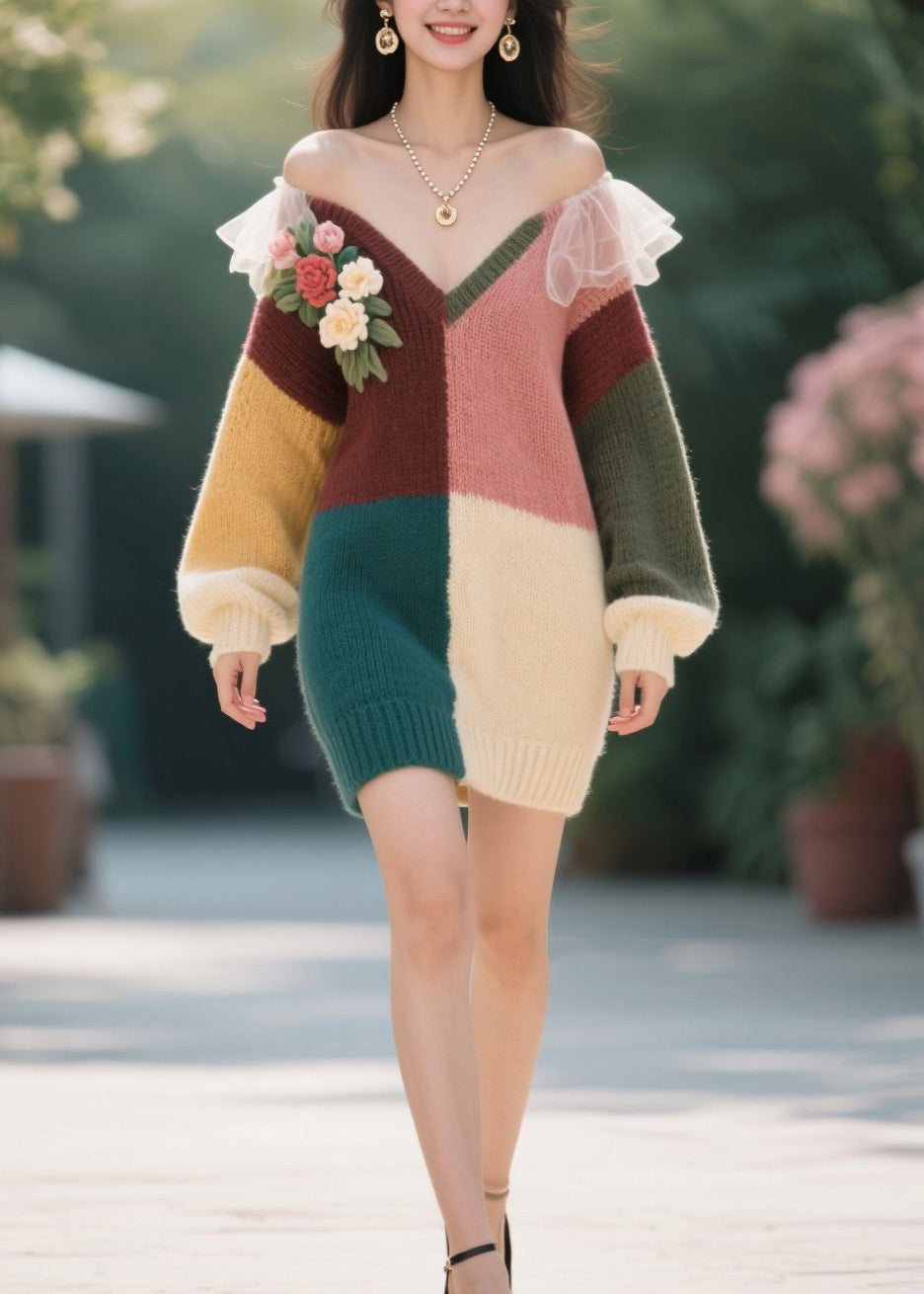 Vintage Inspired Sweater with a Contemporary Edge