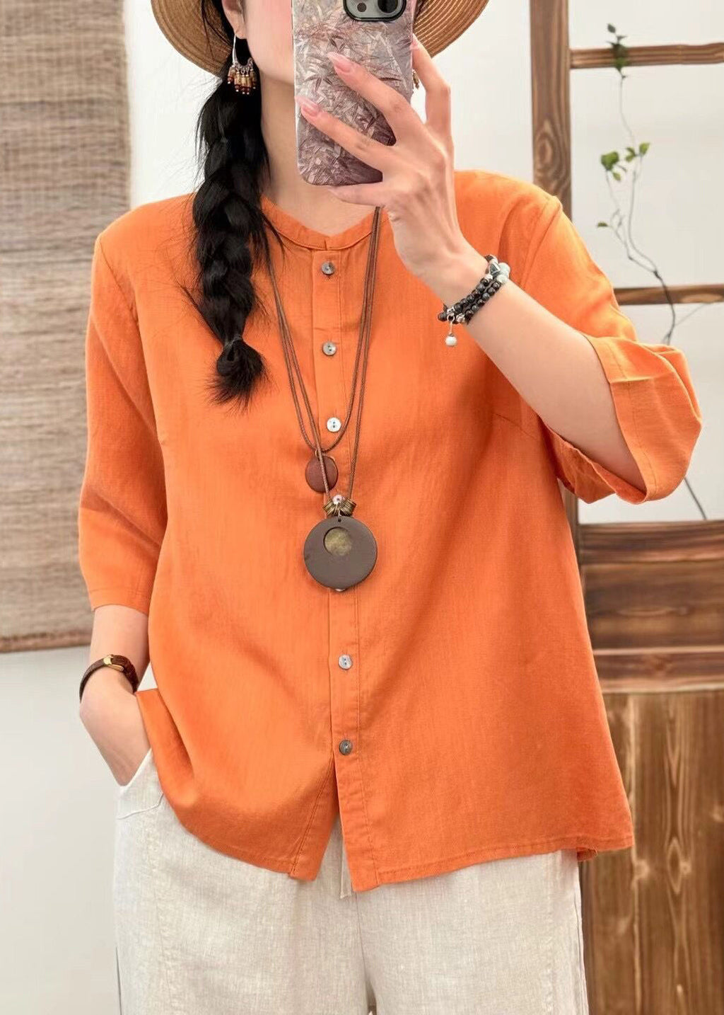 Beautifully Finished Blouse in a Timeless Design