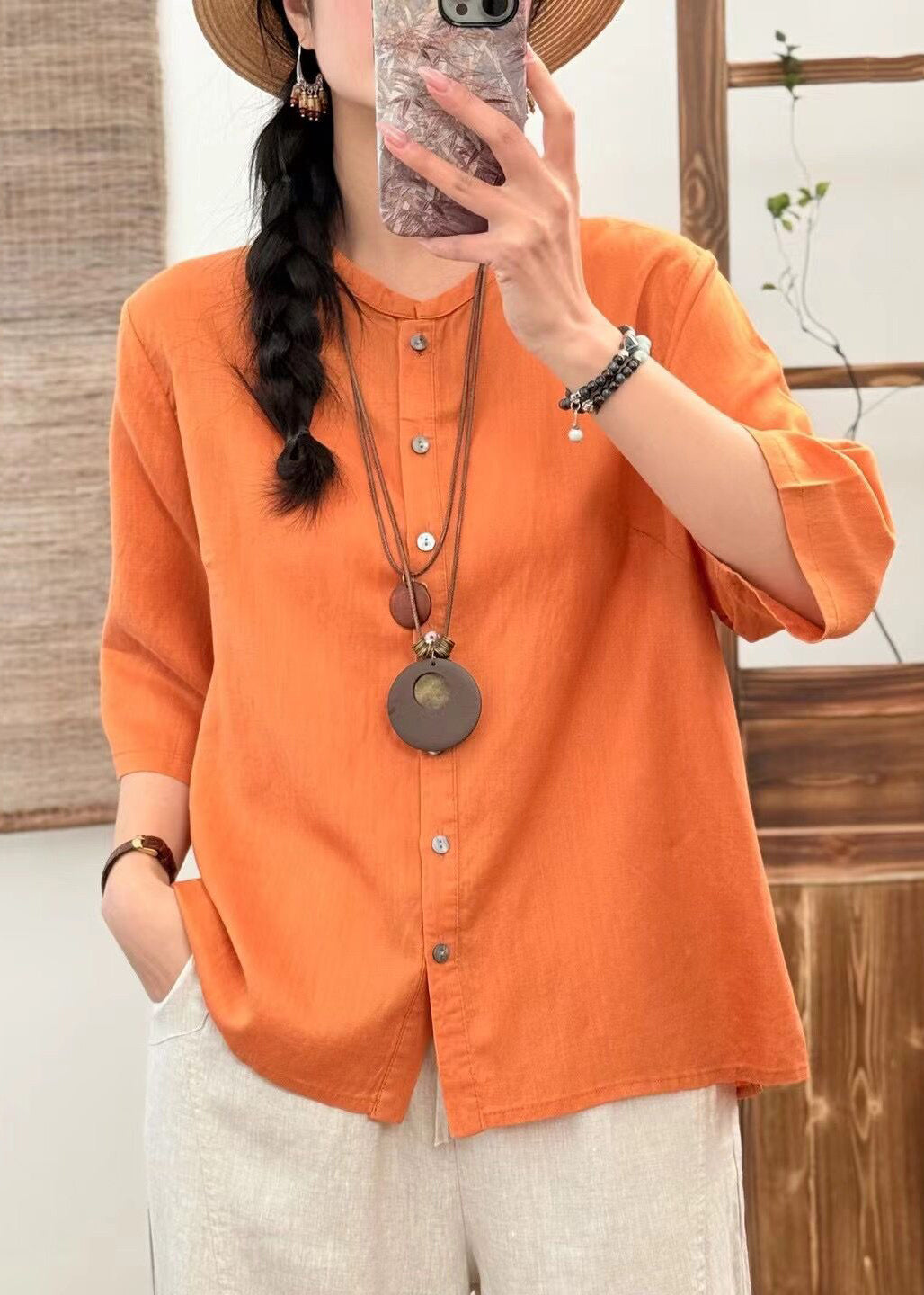 Beautifully Finished Blouse in a Timeless Design