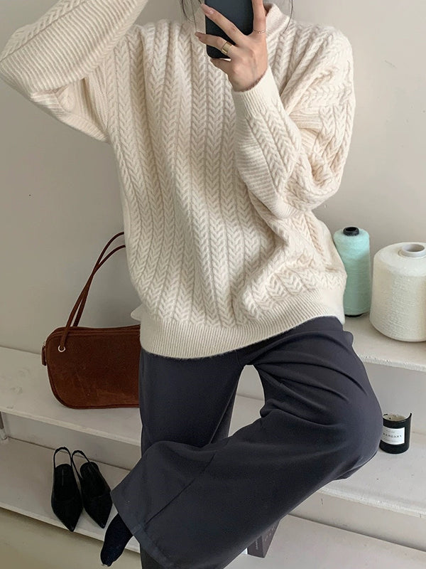 Beautifully Finished Sweater in a Timeless Design