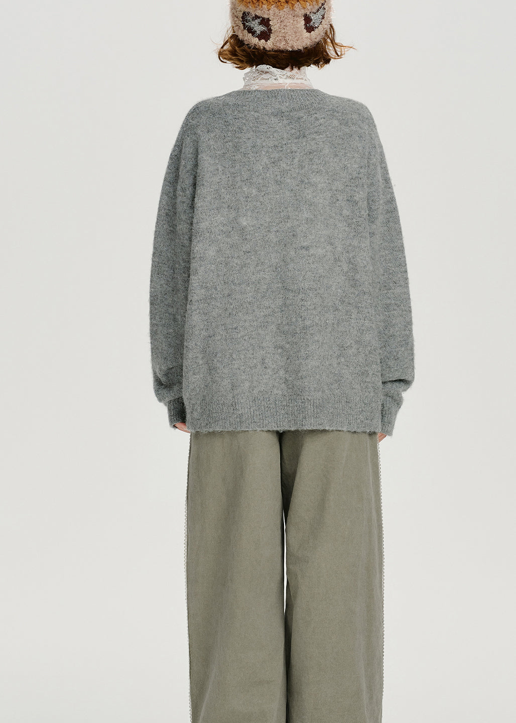A Vintage Style Sweater with Delicate Timeless Details