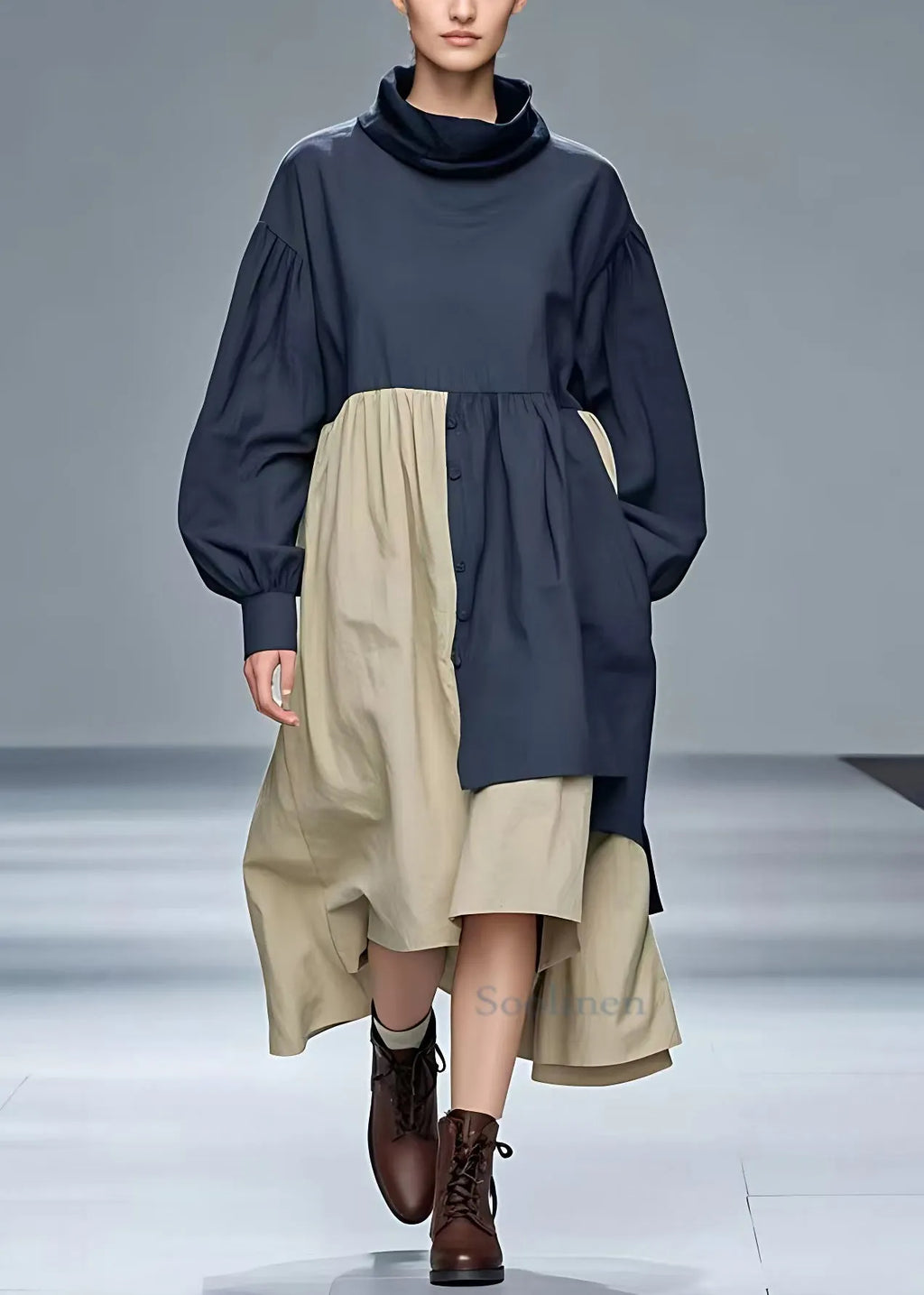 Classic Vintage Dress with a Flattering Fit