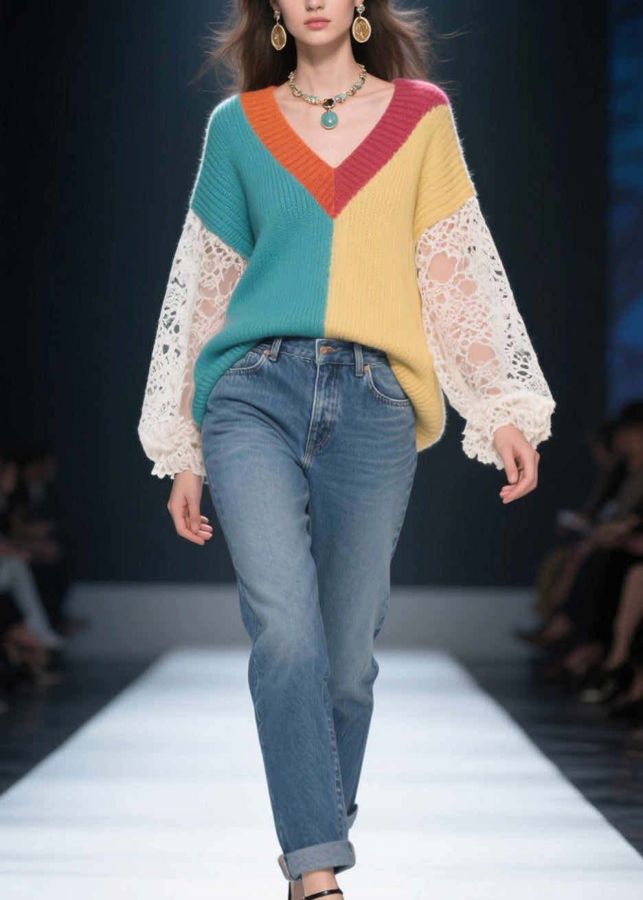 A Vintage Style Sweater with Delicate Timeless Details