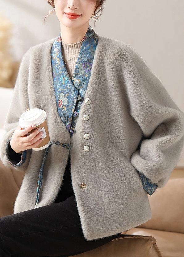 A Vintage Style Coat with Delicate Timeless Details