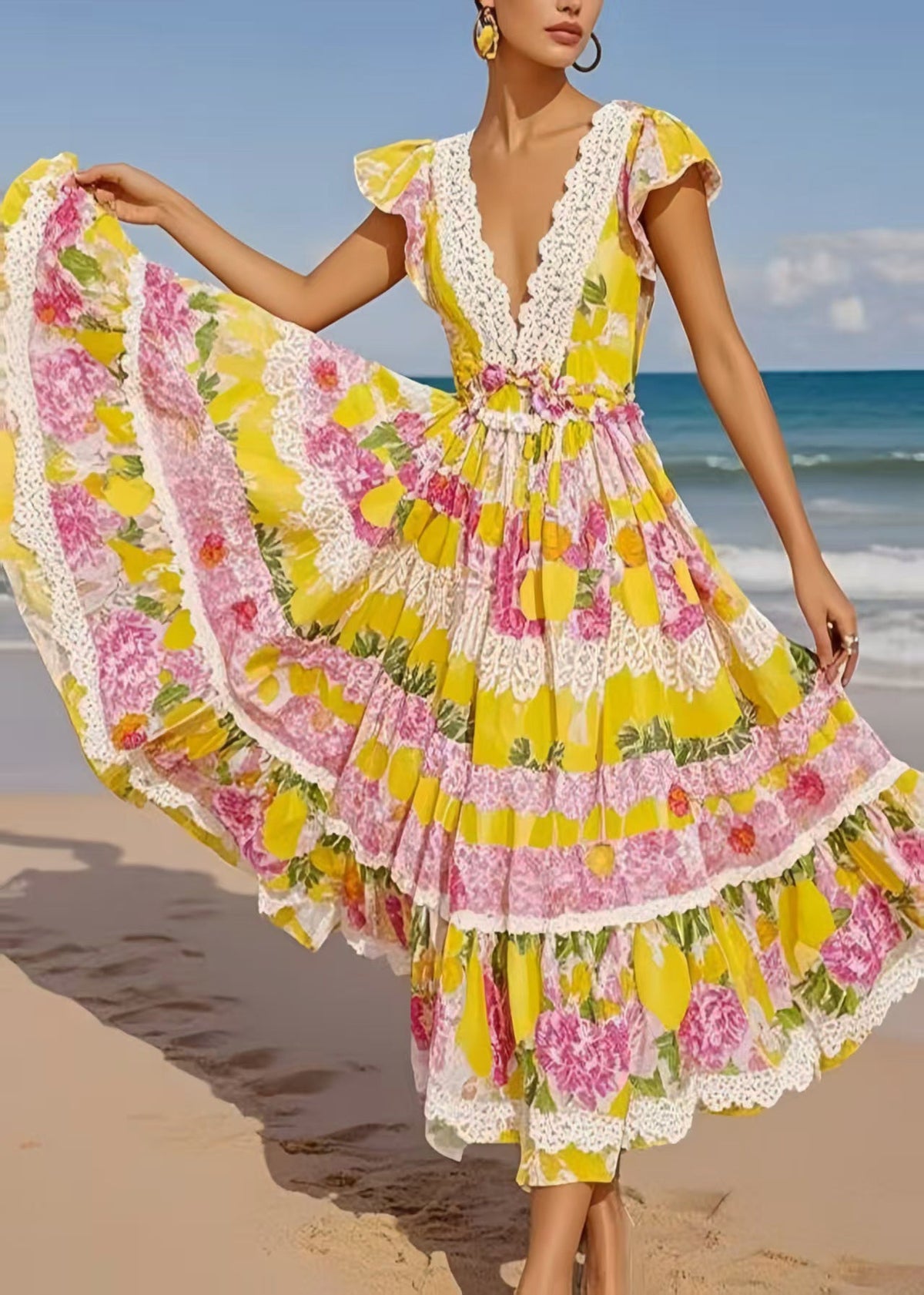 Classic Vintage Dress with a Flattering Fit