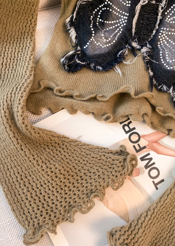 A Vintage Style Sweater with Delicate Timeless Details