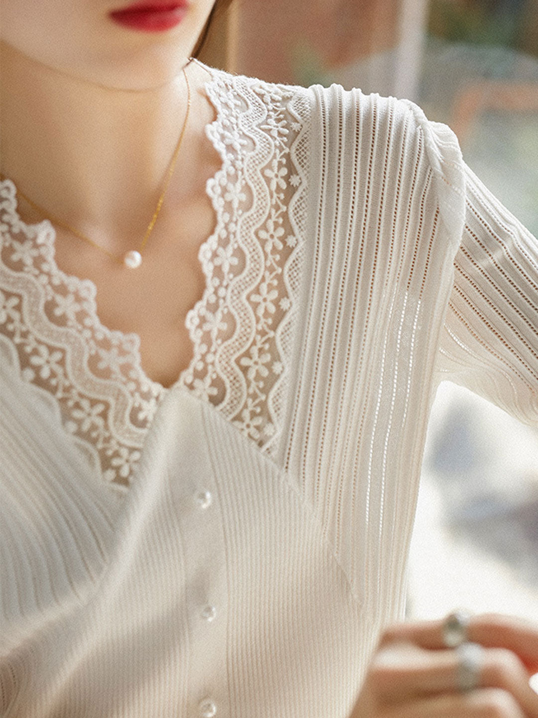 A Vintage Style Top with Delicate Timeless Details