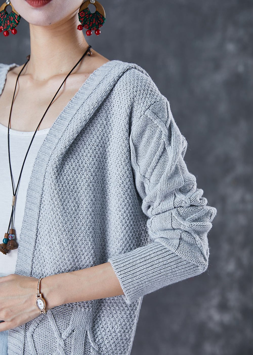A Vintage Style Cardigan with Delicate Timeless Details