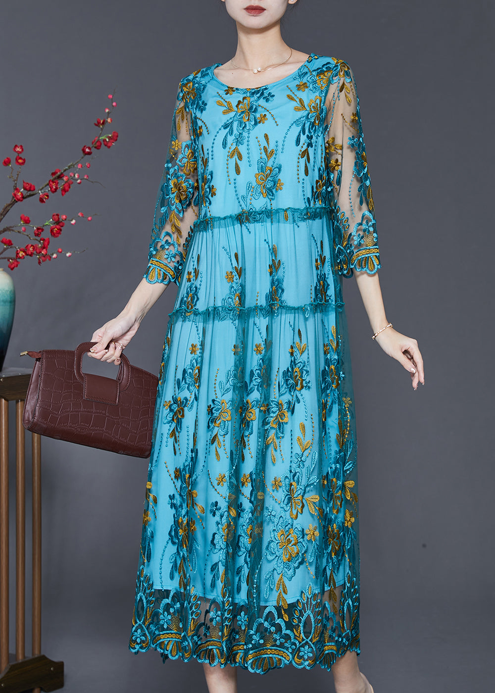 A Vintage Style Dress with Delicate Timeless Details