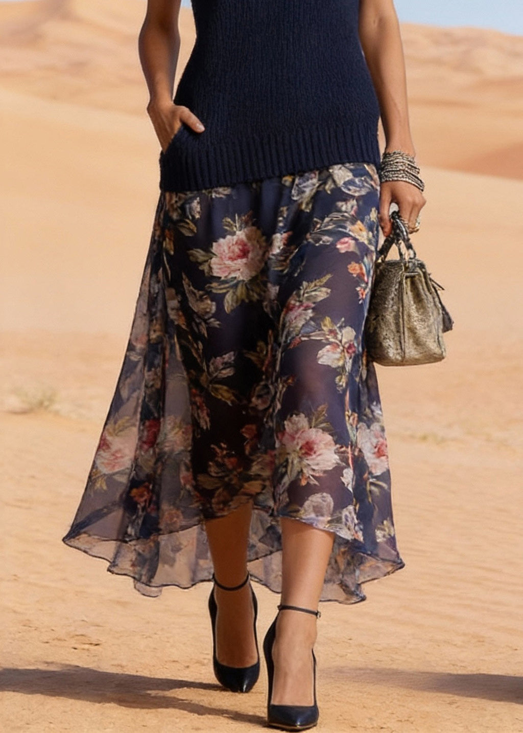 Well Tailored Dress with a Graceful Silhouette
