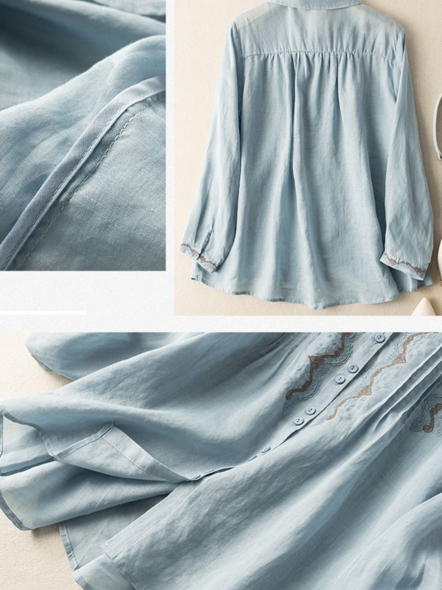 A Vintage Style Shirt with Delicate Timeless Details