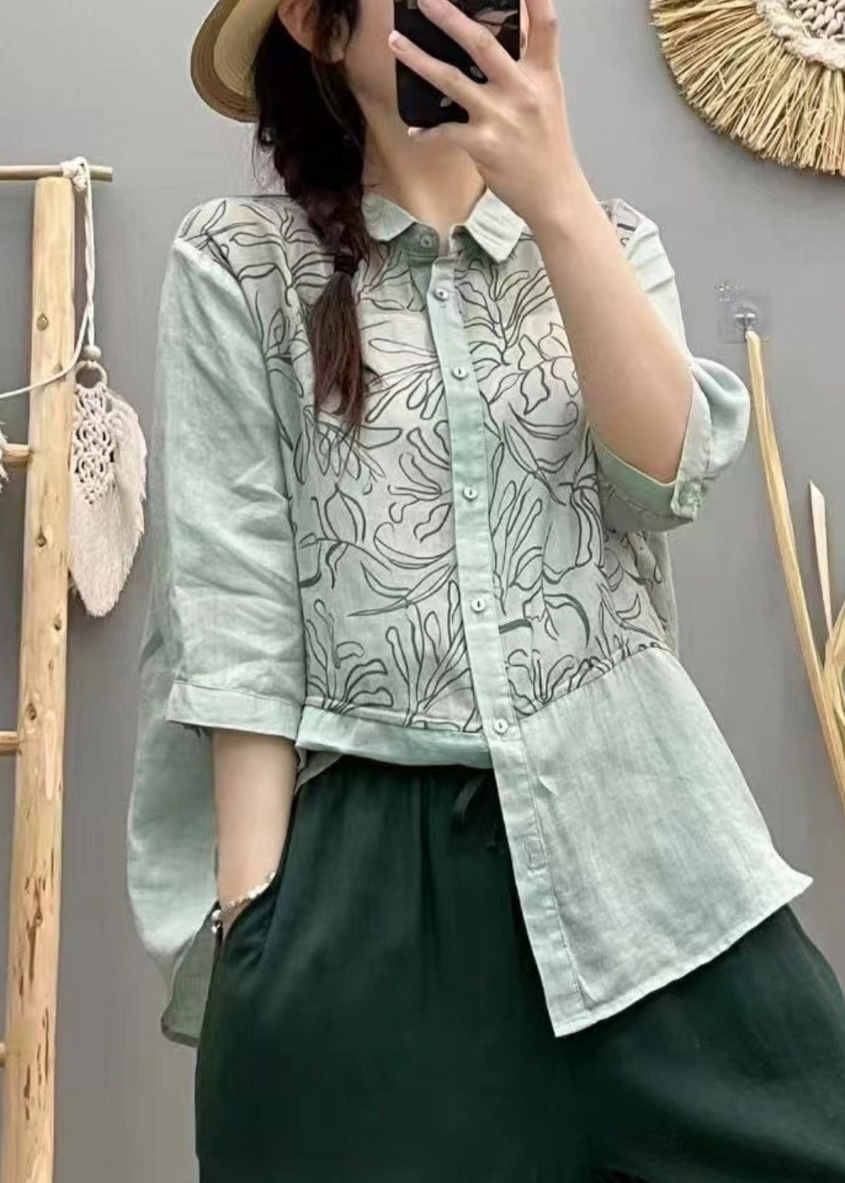 Classic Vintage Top with a Flattering Fit