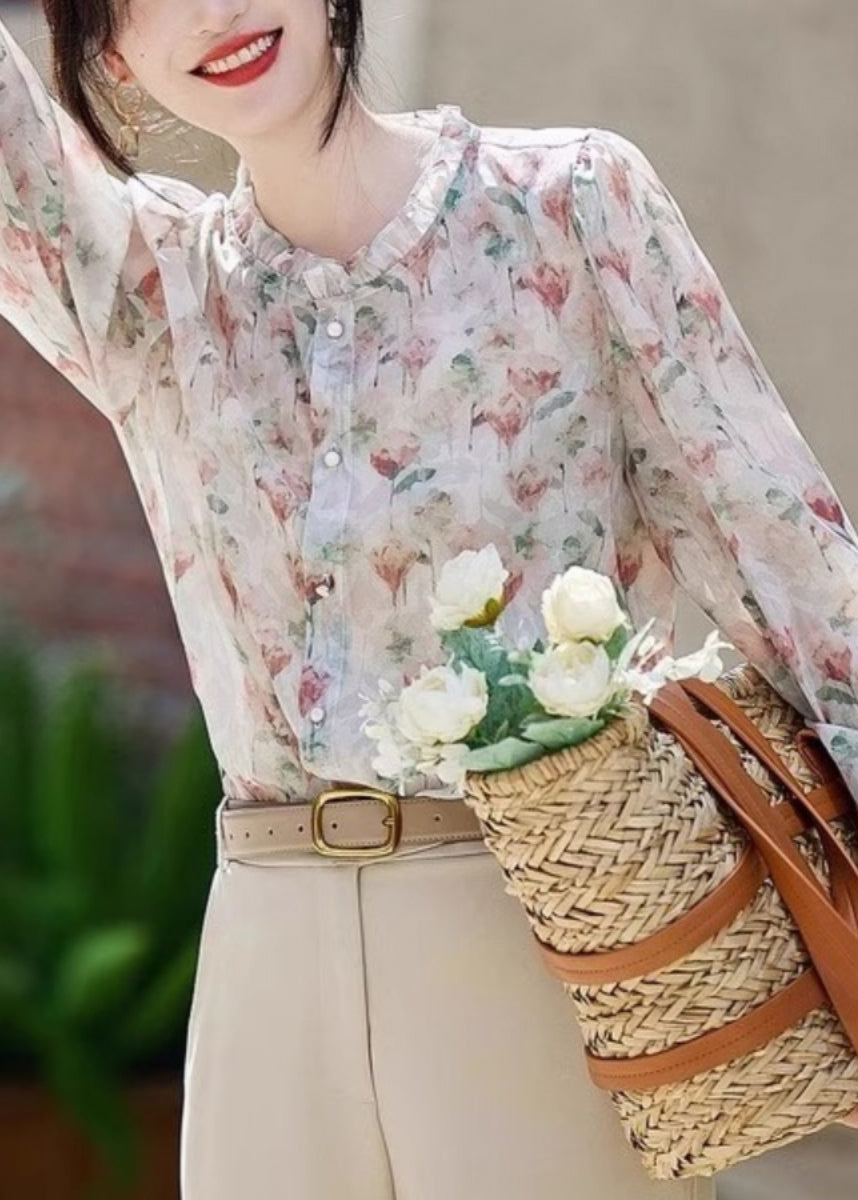 A Vintage Style Shirt with Delicate Timeless Details