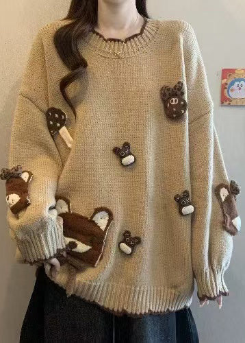A Vintage Style Sweater with Delicate Timeless Details