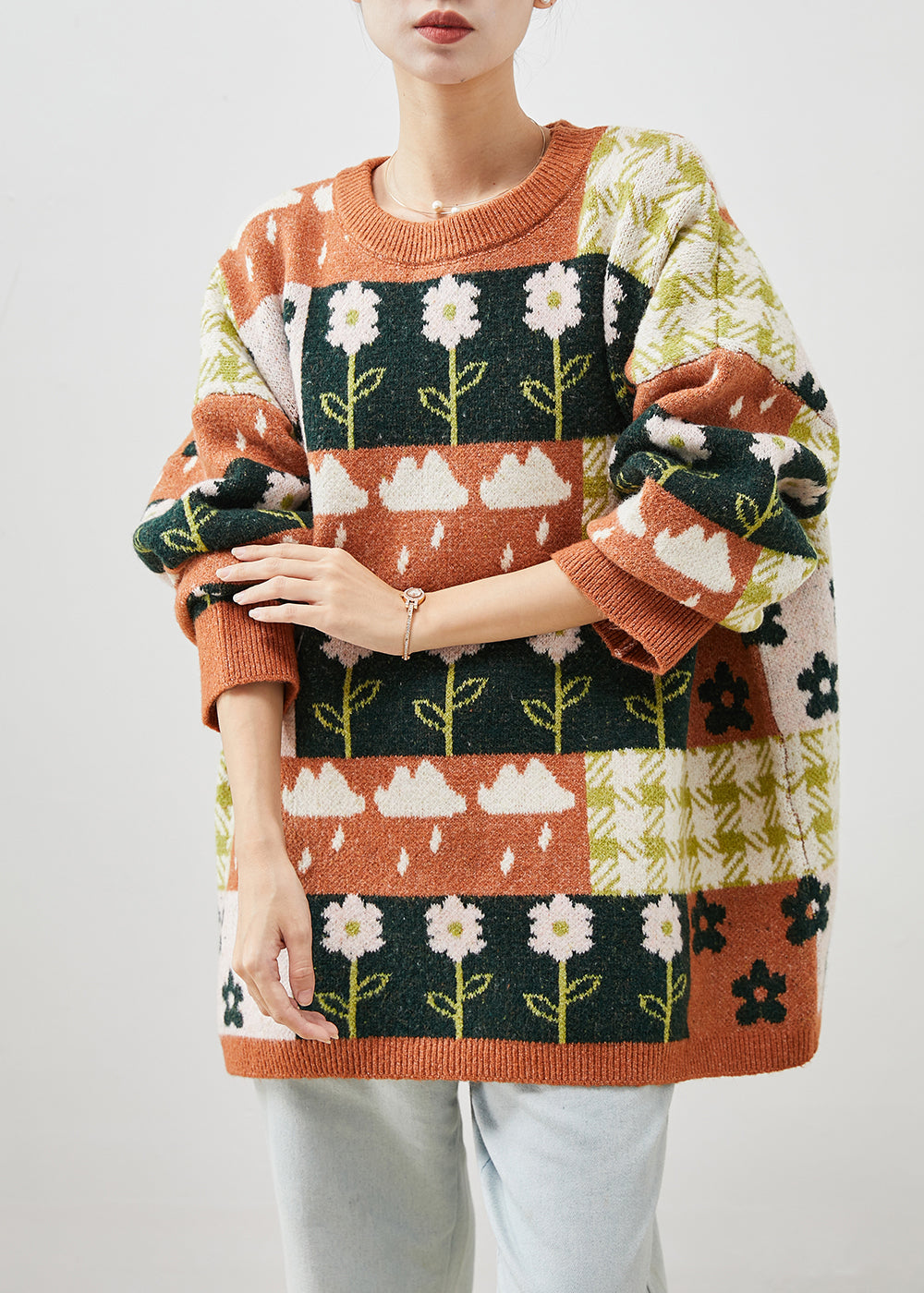 A Vintage Style Sweater with Delicate Timeless Details