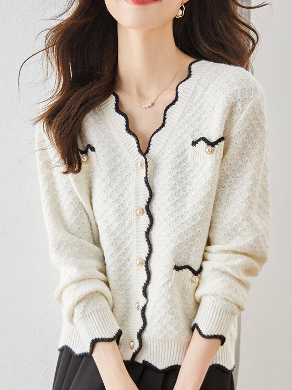 Classic Vintage Cardigan with a Flattering Fit