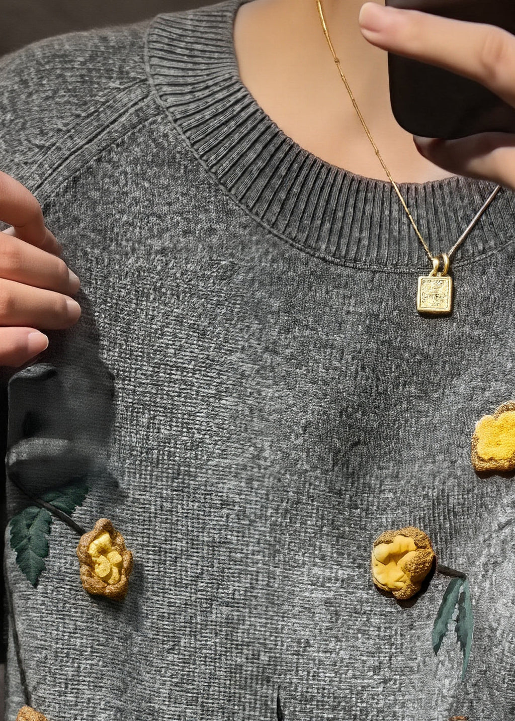Vintage Inspired Sweater with a Contemporary Edge
