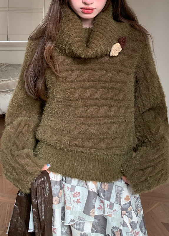 A Vintage Style Sweater with Delicate Timeless Details