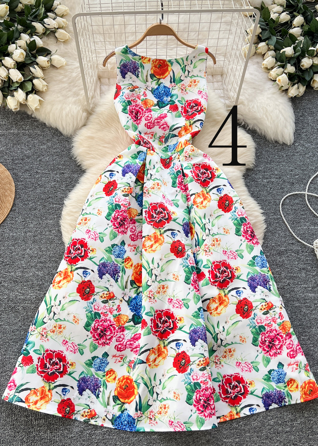 A Vintage Style Dress with Delicate Timeless Details