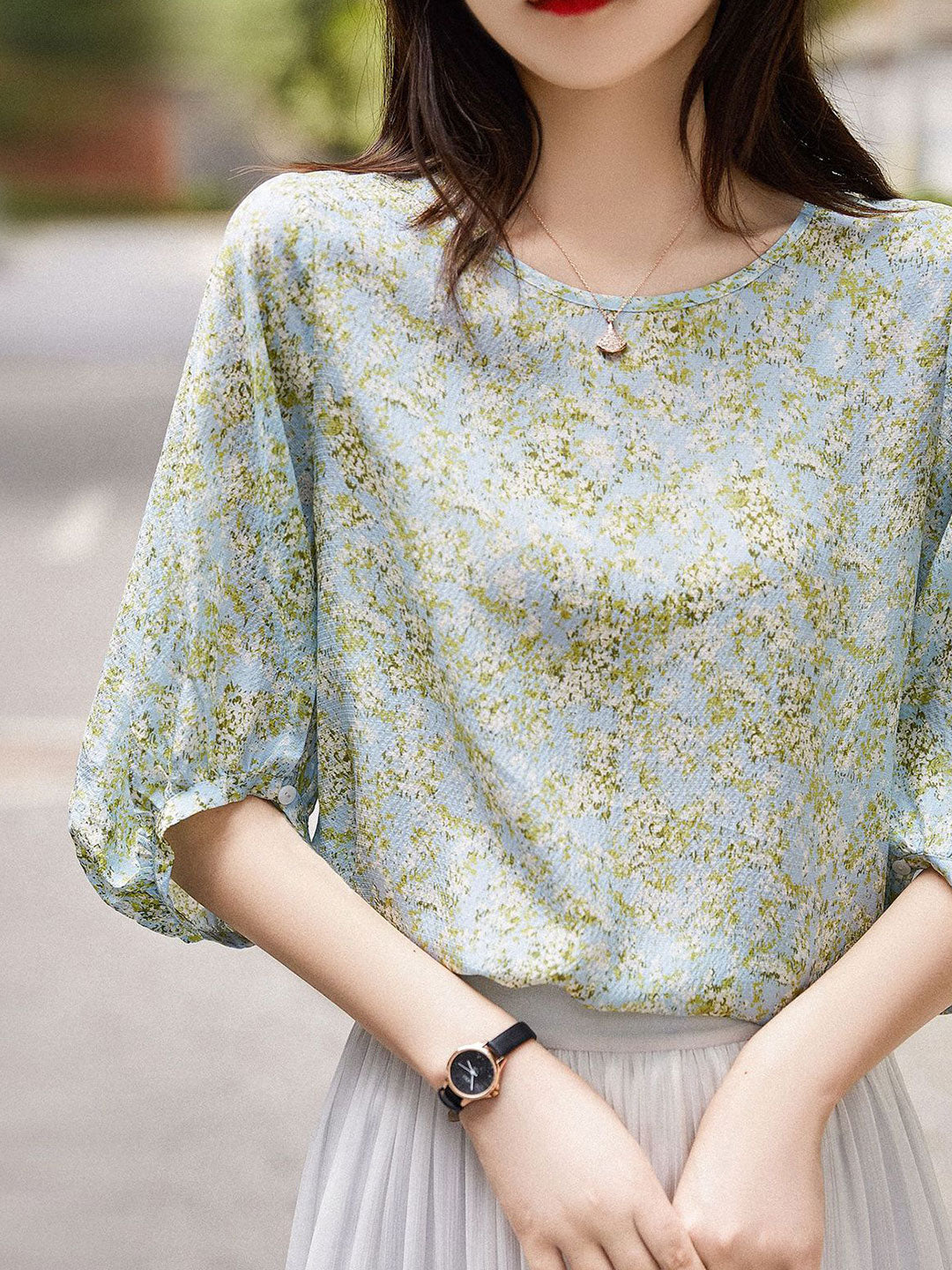 A Vintage Style Top with Delicate Timeless Details