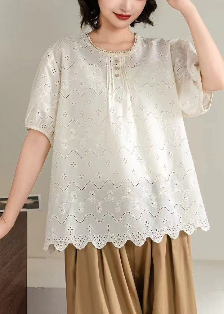 A Vintage Style Top with Delicate Timeless Details