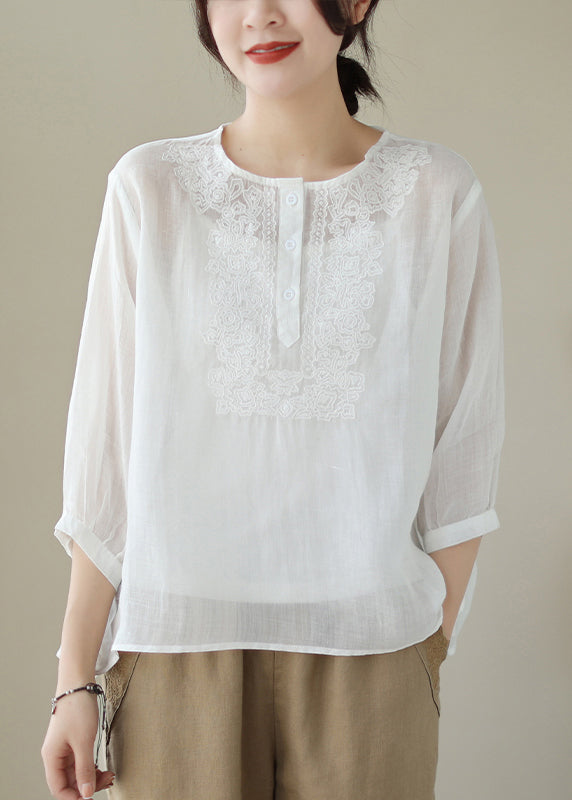 Beautifully Balanced Blouse with Timeless Character