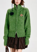A Vintage Style Cardigan with Delicate Timeless Details