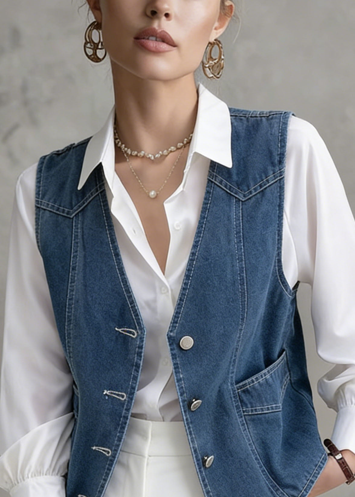 Well Tailored Garment with a Graceful Silhouette