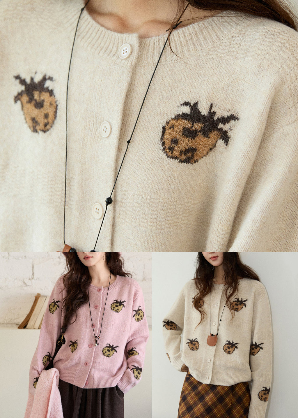 A Vintage Style Cardigan with Delicate Timeless Details