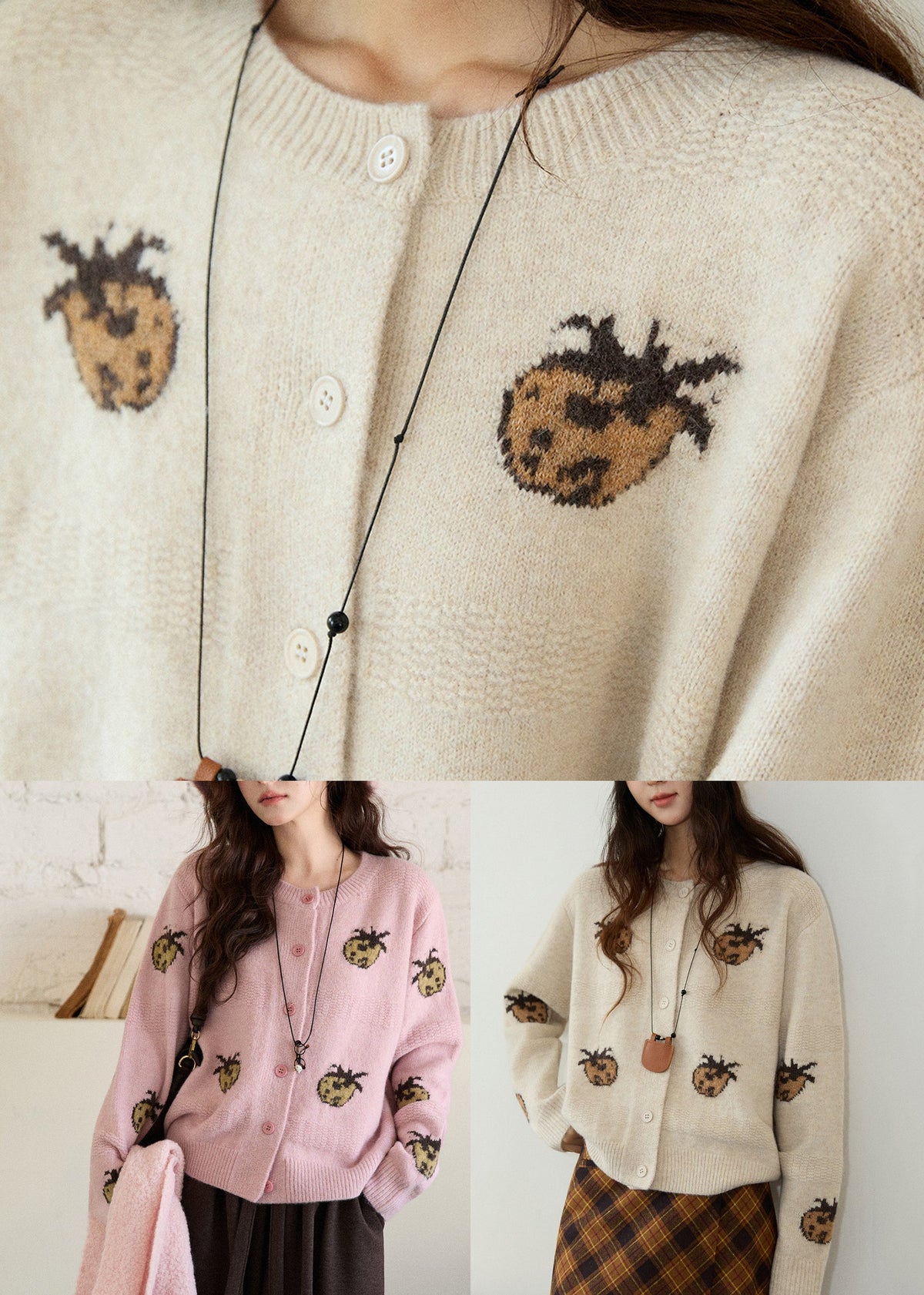 A Vintage Style Cardigan with Delicate Timeless Details