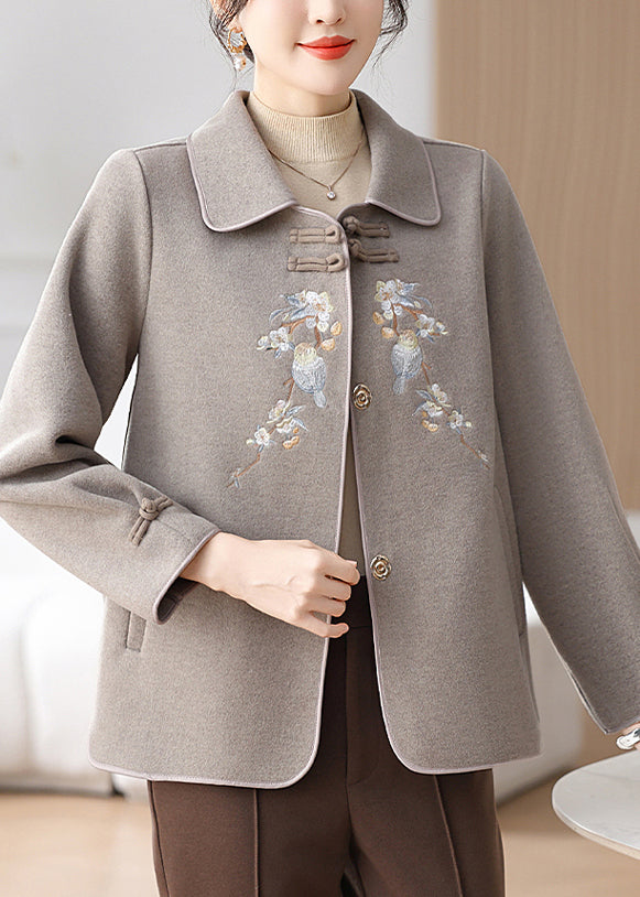 A Vintage Style Coat with Delicate Timeless Details