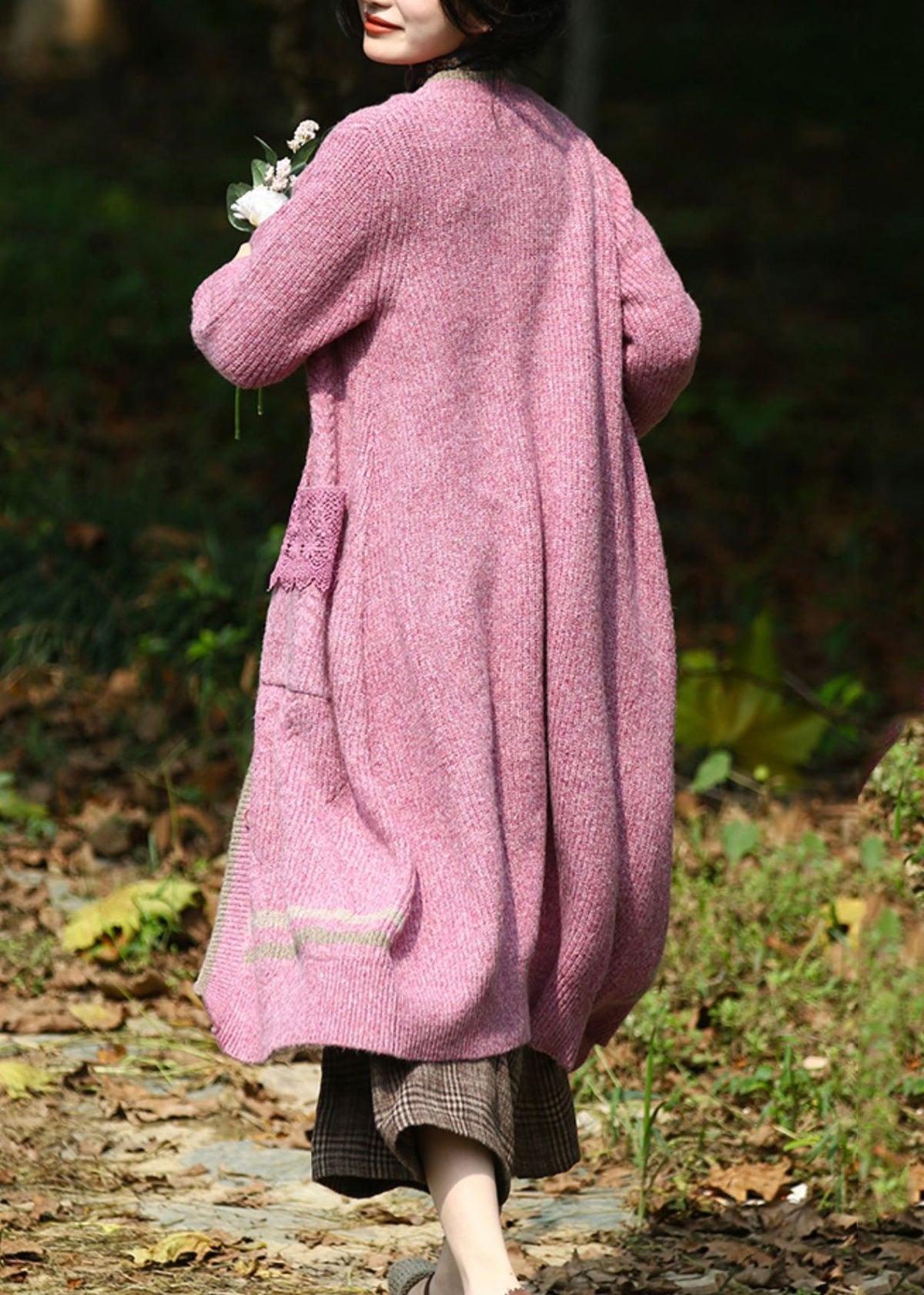 A Vintage Style Cardigan with Delicate Timeless Details