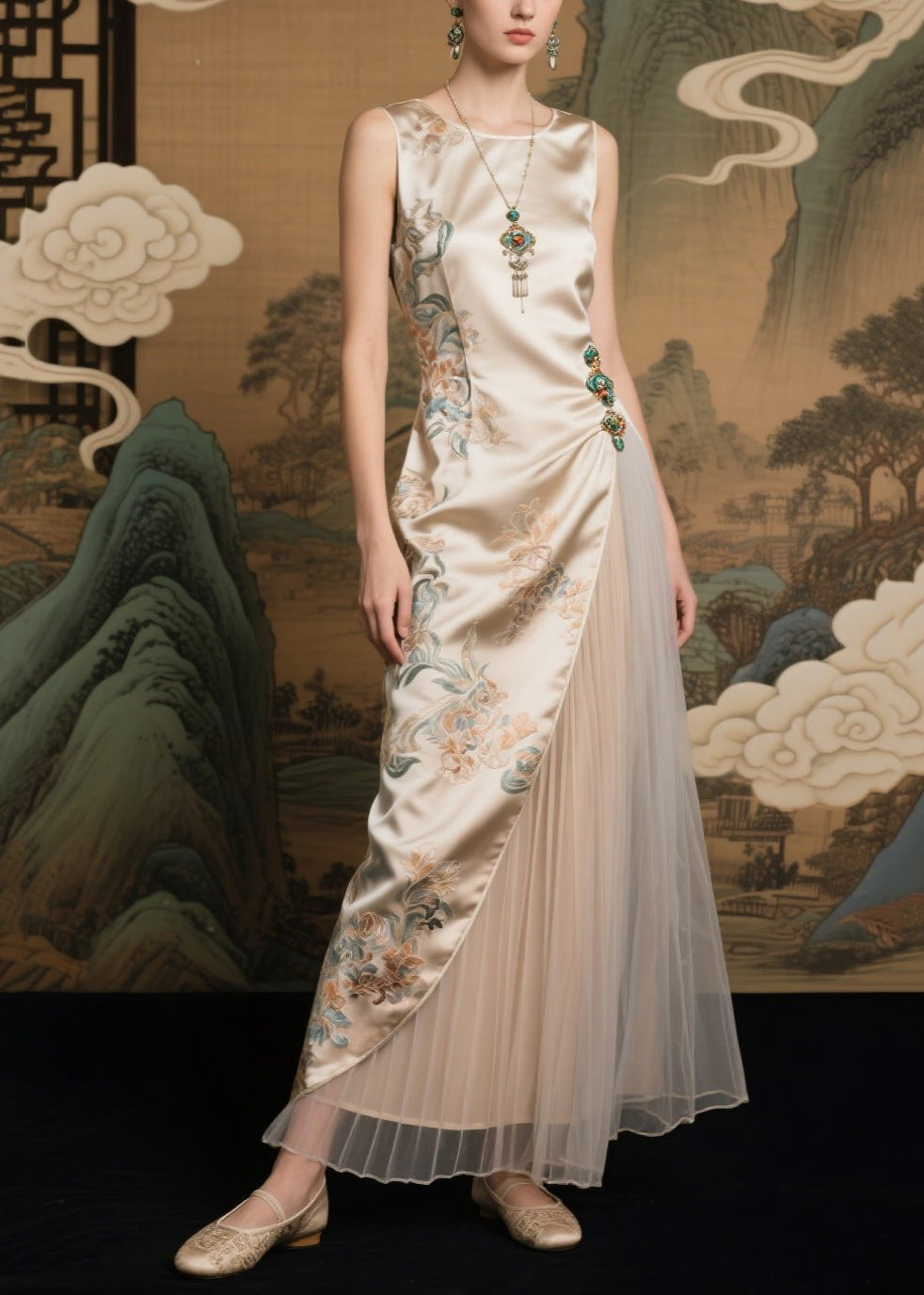 A Vintage Style Dress with Delicate Timeless Details