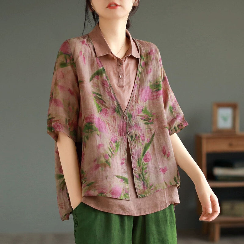 Well Tailored Blouse with a Graceful Silhouette