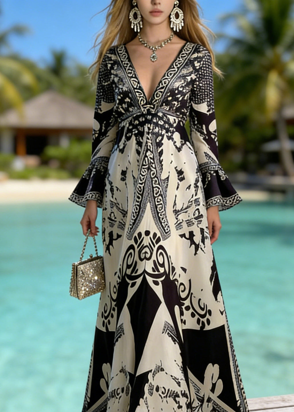 Classic Vintage Dress with a Flattering Fit