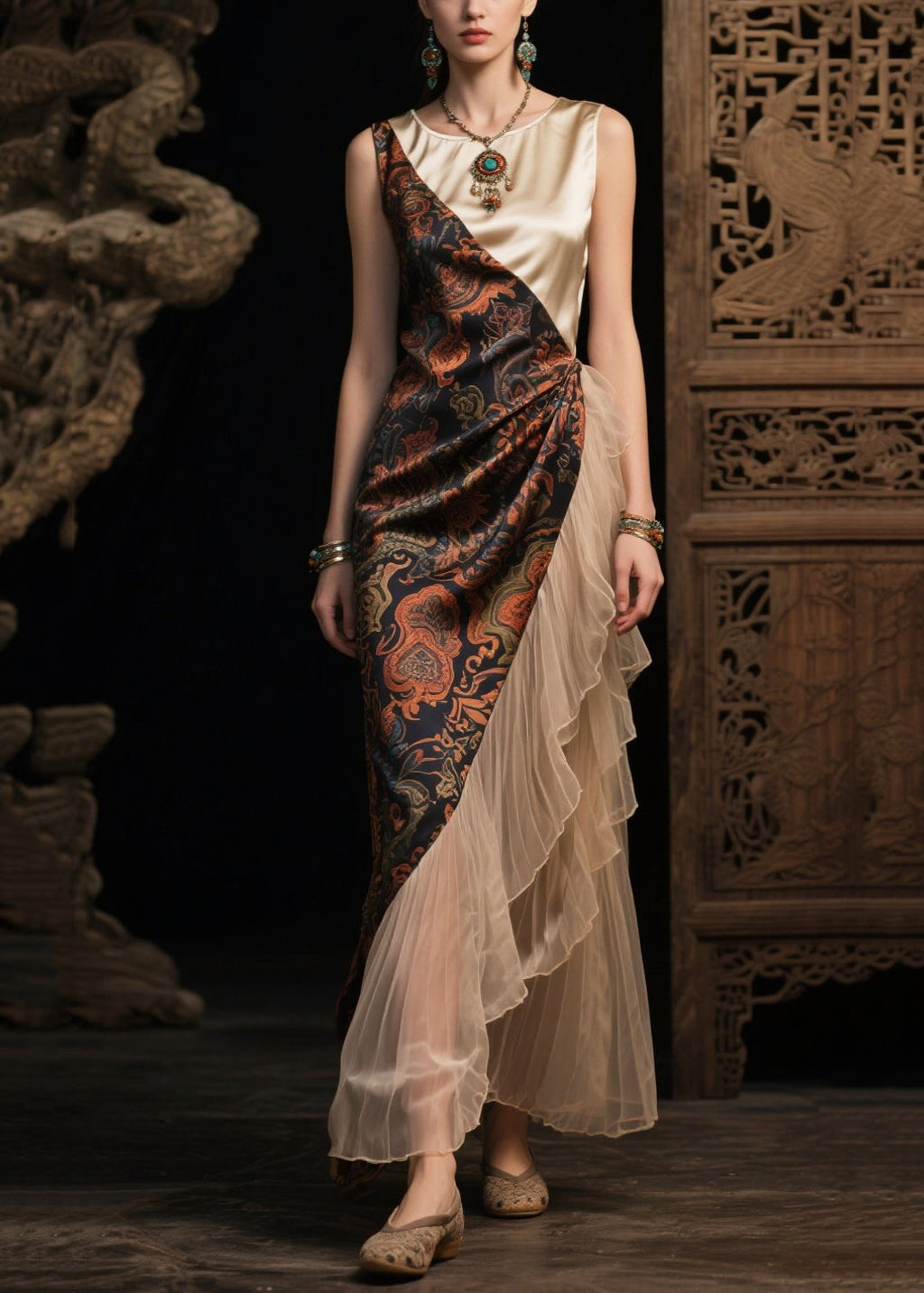 A Vintage Style Dress with Delicate Timeless Details