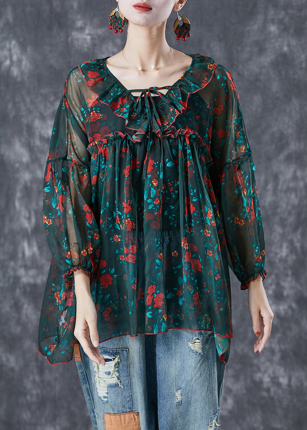 A Vintage Style Blouse with Delicate Timeless Details