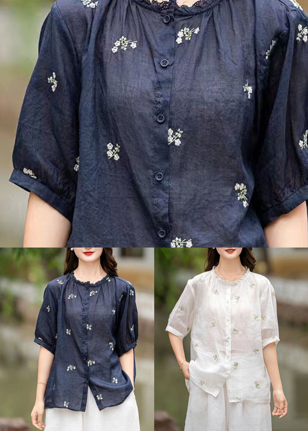 A Vintage Style Blouse with Delicate Timeless Details