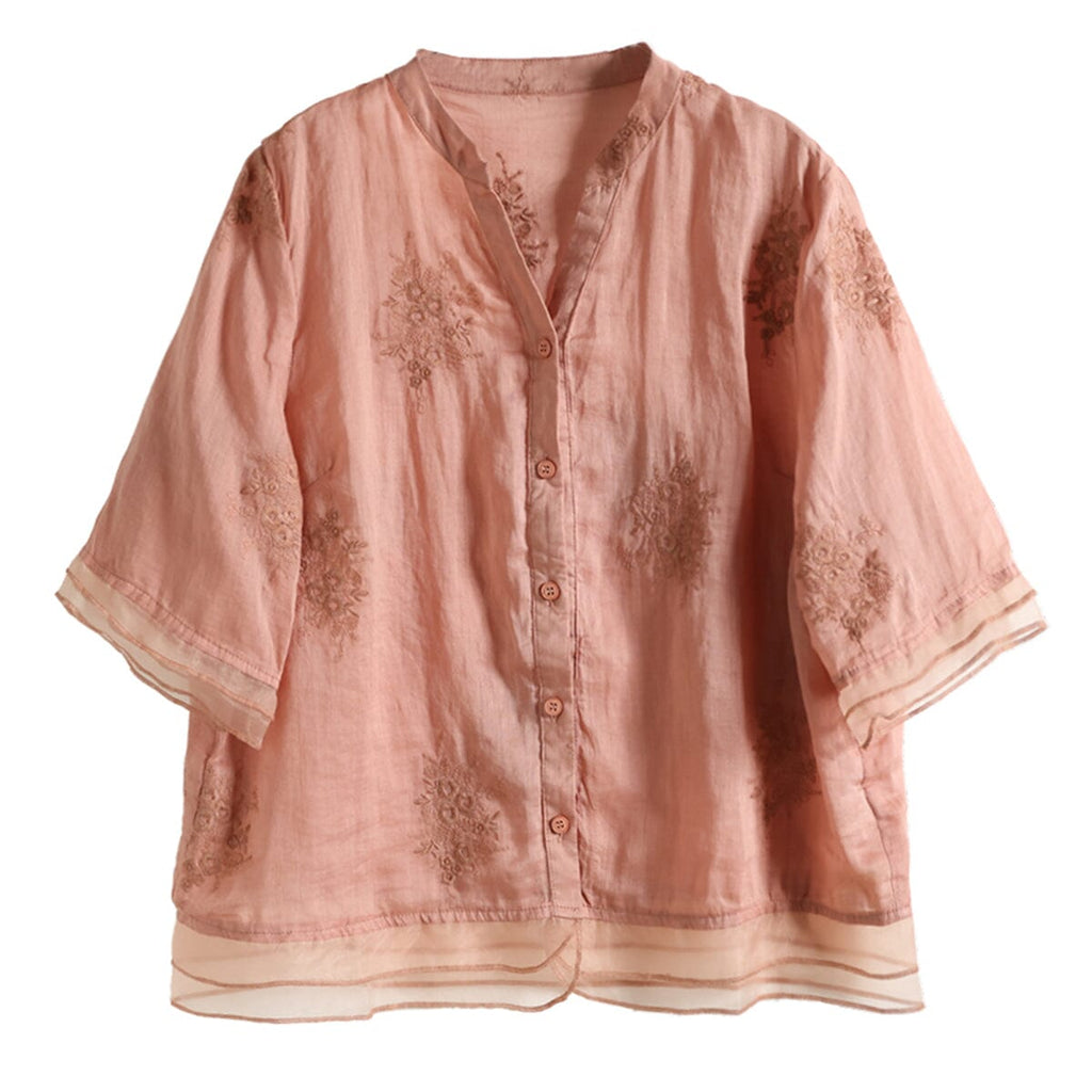 Classic Vintage Blouse with a Flattering Fit