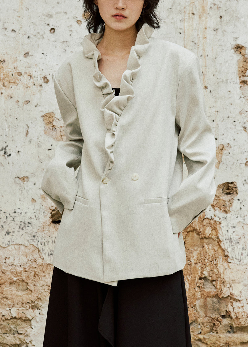 A Vintage Style Coat with Delicate Timeless Details